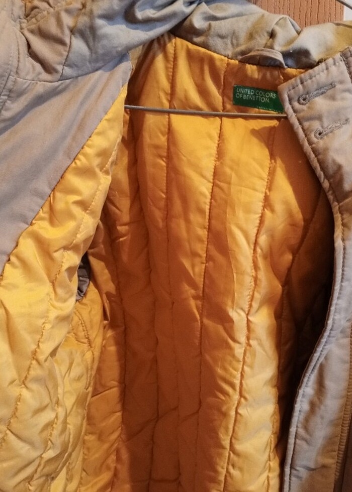 Benetton 11/12 yaş erkek çocuk kaban - Görsel 5