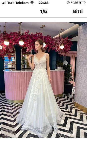 Aysira helen kesim gelinlik 2019