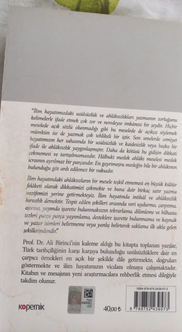 Tarihin Kara Kitabı - Ali Birinci - Görsel 2