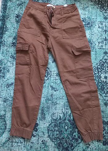 Kadın Kahverengi spor pantolon - Görsel 2