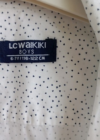 Gri Noktalı Beyaz gömlek erkek çocuk - Görsel 2