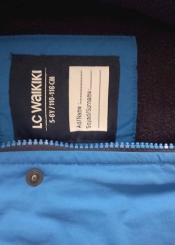 Düğmeli Erkek Çocuk Mavi Street Wear Ceket - Görsel 3