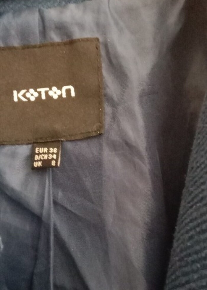 Koton trenckot modeli kaban  - Görsel 2