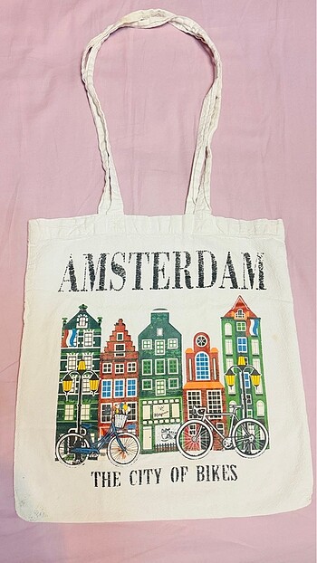 Amsterdam?dan alınan bez çanta