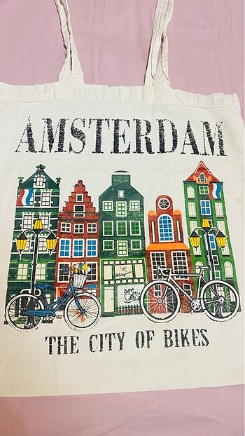 Diğer Amsterdam?dan alınan bez çanta
