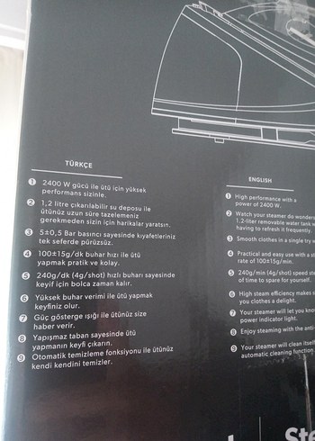 Homend Beyaz Siyah Ütü - Görsel 5