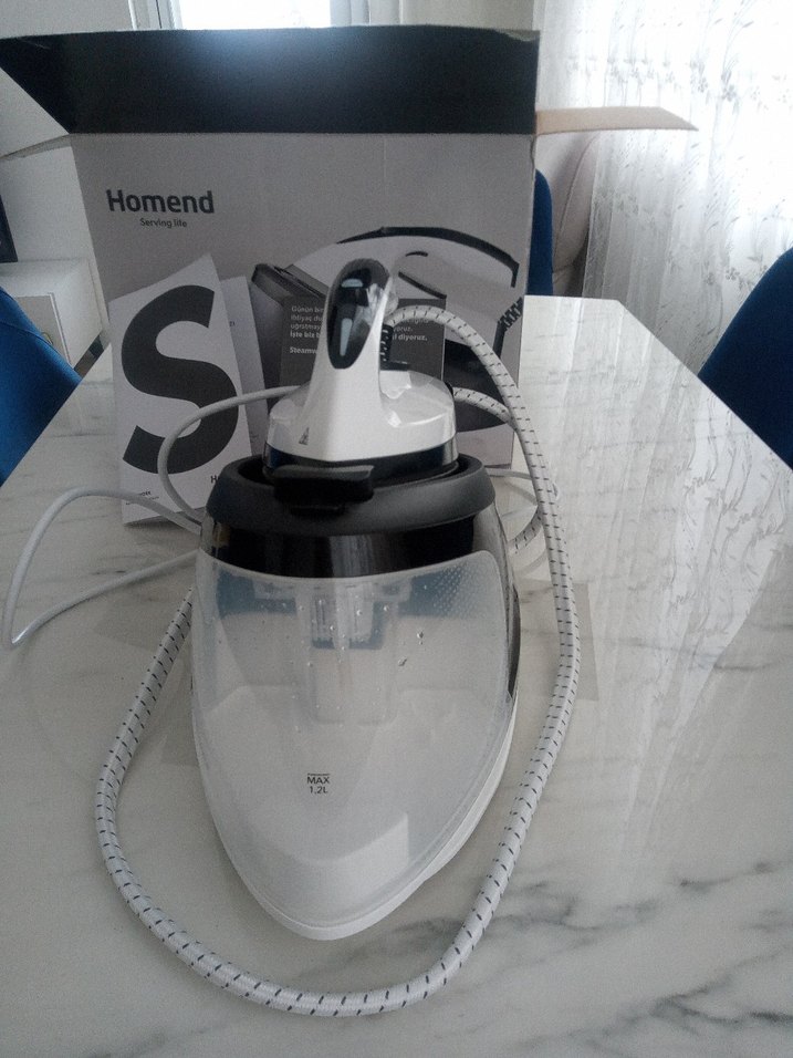 Homend Beyaz Siyah Ütü - Görsel 2