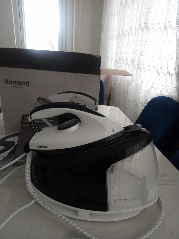 Homend Beyaz Siyah Ütü - Görsel 3