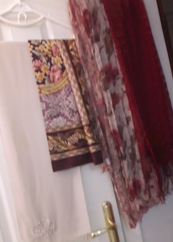 Bordo Bohem Tarzı Kadın sal 4 adet 200tl - Görsel 2