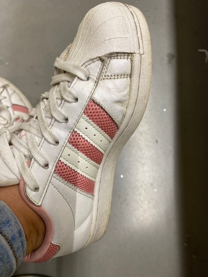 Orjinal Adidas süperstar Beyaz Bağcıklı Kadın Sneakers - Görsel 2