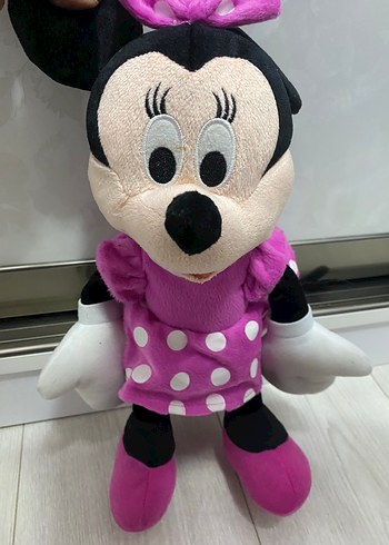 Pembe Minnie Mouse Peluş Oyuncak - Görsel 4