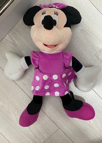 Pembe Minnie Mouse Peluş Oyuncak - Görsel 3