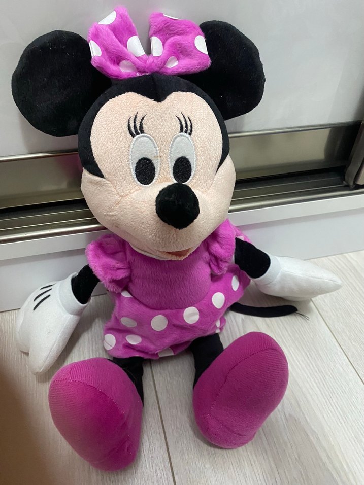 Pembe Minnie Mouse Peluş Oyuncak - Görsel 2