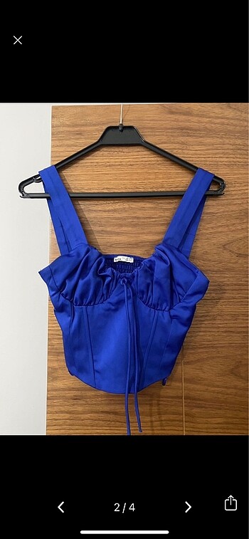 Bershka Saten Crop top