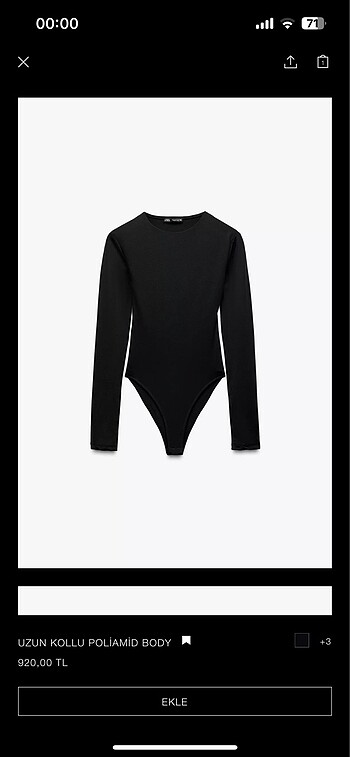 Zara poliamid body