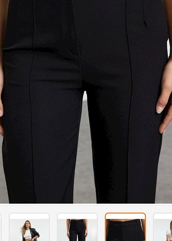 Siyah Kadın Kumaş Pantolon - Görsel 4