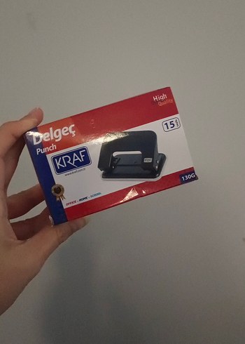KRAF Delgeç 15 Sayfa Kapasiteli Kırmızı
