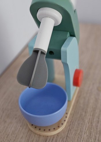 Ahşap Oyuncak Pastel Renkli Mikser - Mutfak Gereçleri - Görsel 5