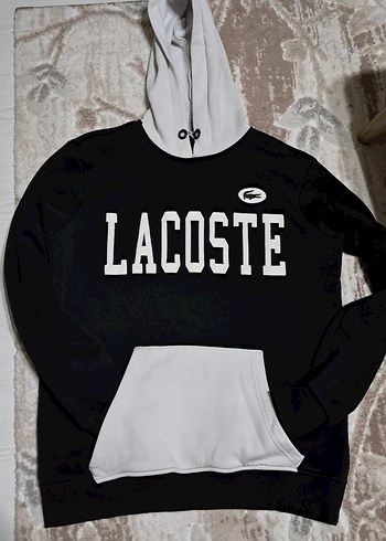 Lacoste Siyah Kapüşonlu Sweatshirt - Görsel 4