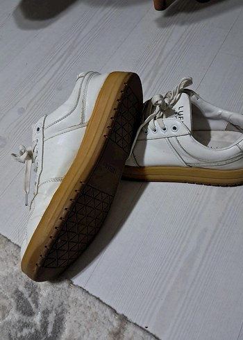 erkek Beyaz Bağcıklı Günlük Spor Ayakkabı - Görsel 2