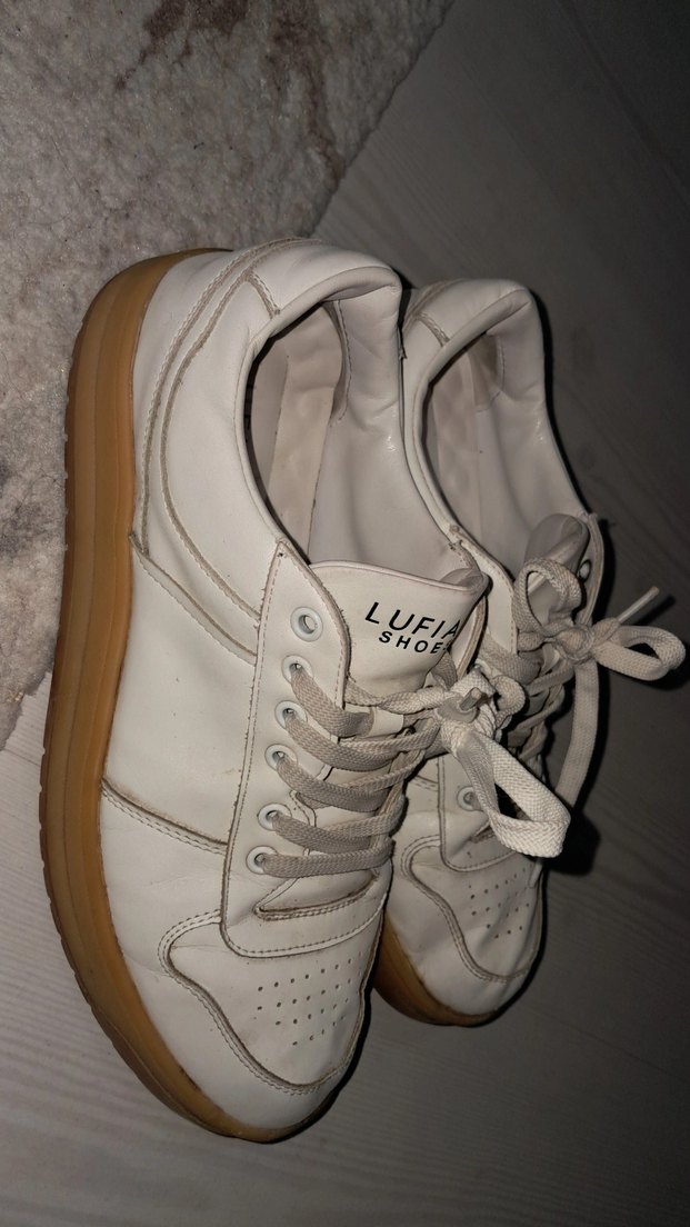 erkek Beyaz Bağcıklı Günlük Spor Ayakkabı - Görsel 4