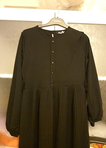 Suud Collection Siyah Uzun Elbise