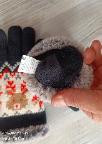 Renkli Örgü Bohem Eldivenleri - Görsel 3