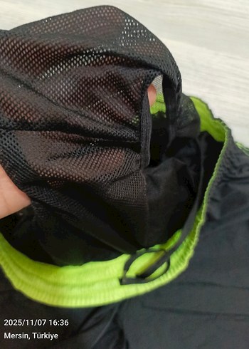 Siyah Erkek Spor Şort Elastik Bel - Görsel 4