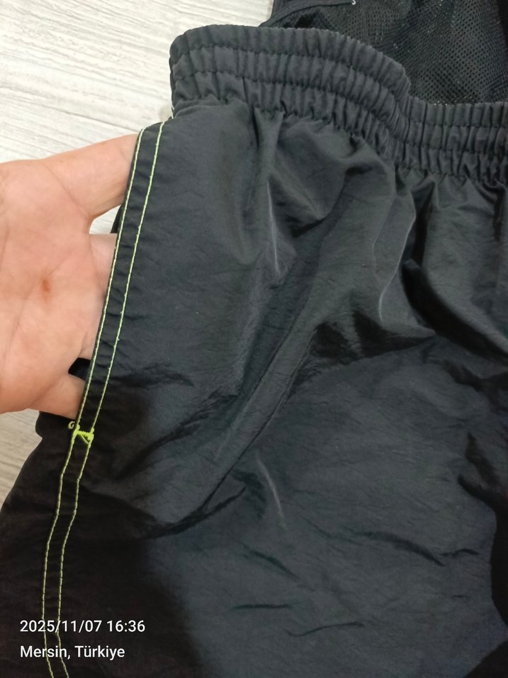 Siyah Erkek Spor Şort Elastik Bel - Görsel 5