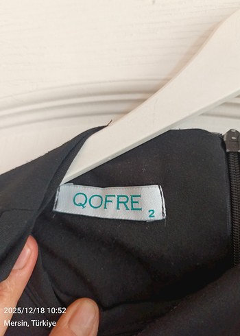 Drapeli Siyah Uzun Kollu Kadın elbise - Görsel 4