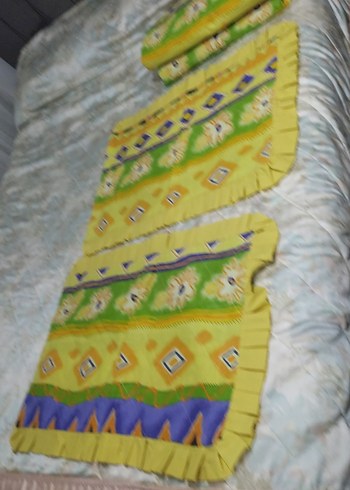 Çocuklar için renkli desenli tekstil battaniye - Görsel 4