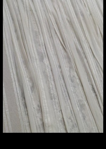 Bohem Gri Beyaz Düz Perde - Görsel 5