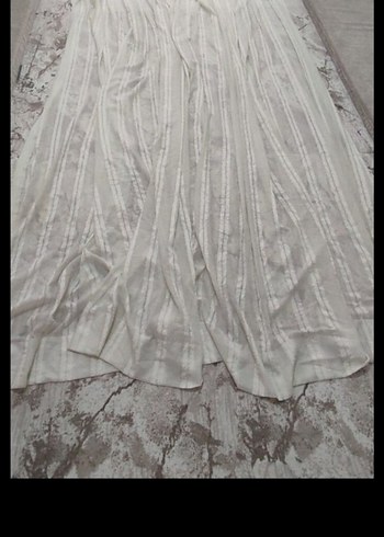 Bohem Gri Beyaz Düz Perde - Görsel 6