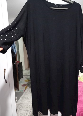 xl Beden siyah Renk yarasa kol elbise