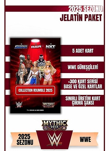 WWE 2025 Kartları