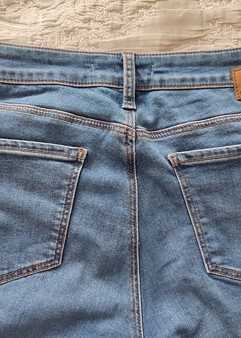 Kadın Mavi Slim Fit Kot Pantolon - Görsel 6