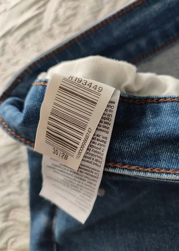 Kadın Mavi Slim Fit Kot Pantolon - Görsel 7