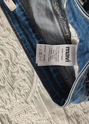 Kadın Mavi Slim Fit Kot Pantolon - Görsel 5