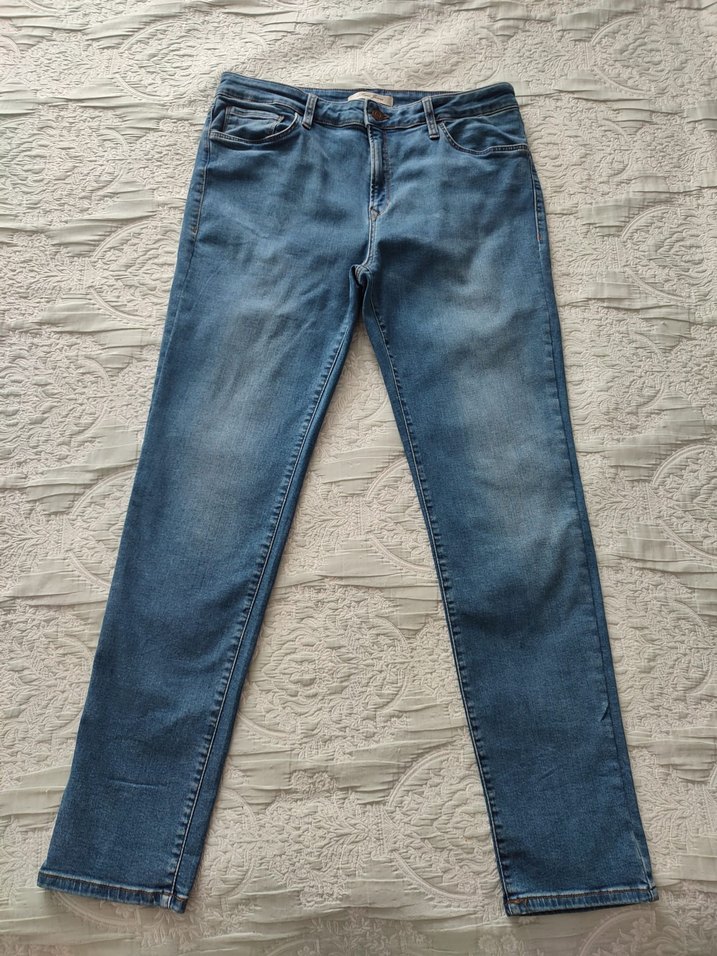 Kadın Mavi Slim Fit Kot Pantolon - Görsel 2