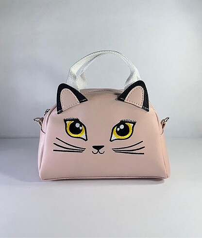 Pembe Kedicikli Çocuk Çantası