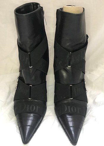 40 Beden Dior Siyah Deri Stiletto Bot