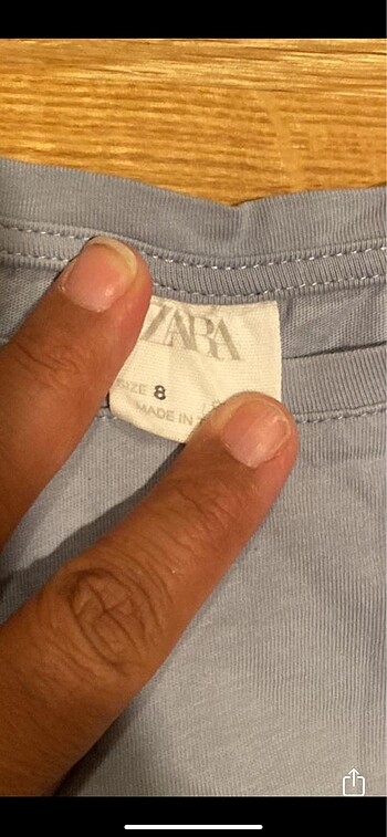 8 Yaş Beden çeşitli Renk Zara bluz