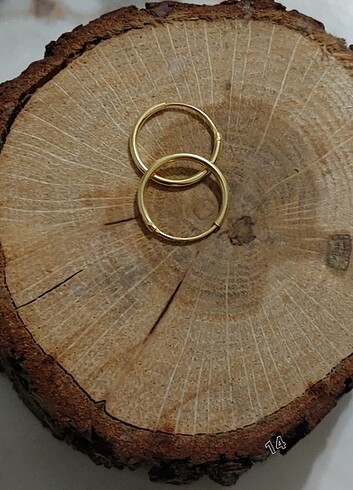 Gümüş Halka Küpe  - Görsel 4