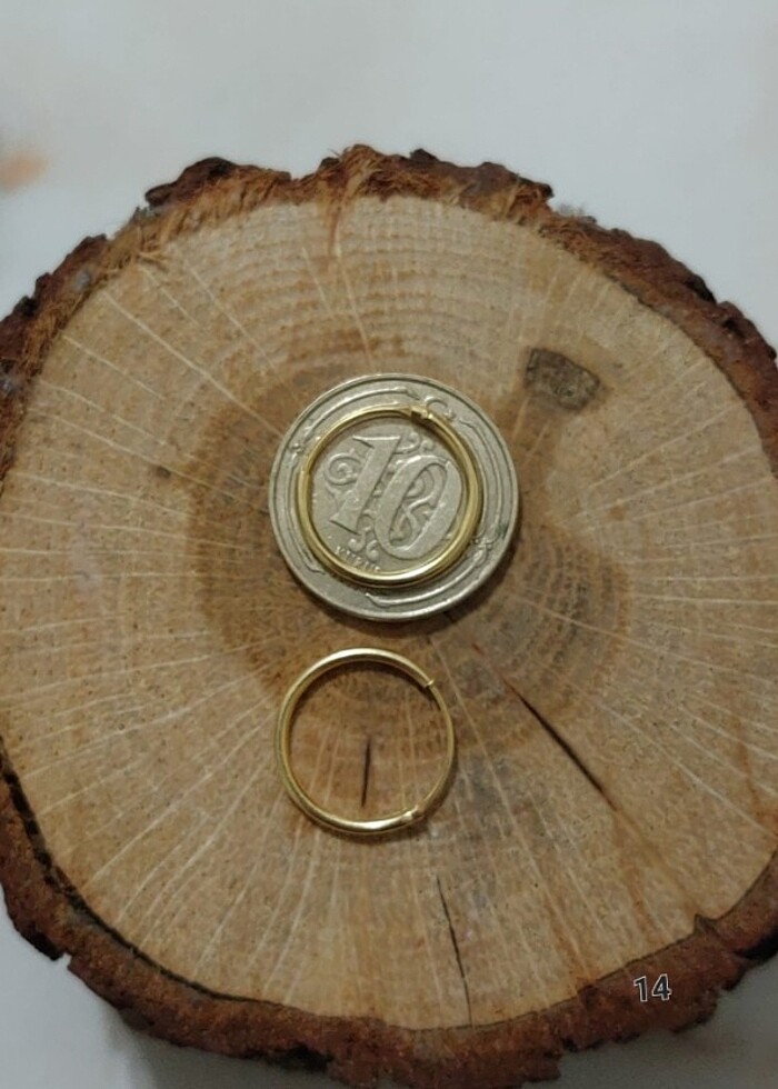 Gümüş Halka Küpe  - Görsel 5