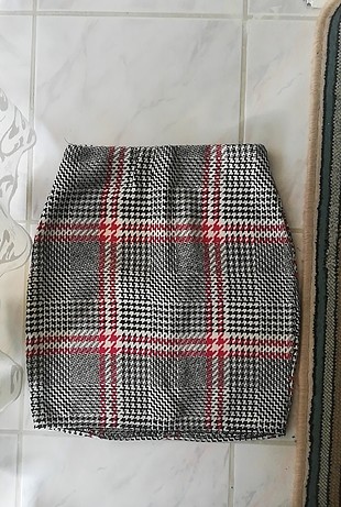 kaşe ekose etek