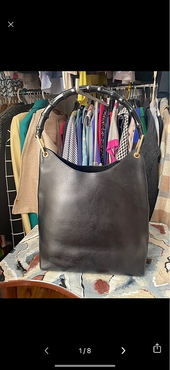 Orjinal Gucci bamboo bag