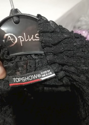 Siyah Tüylü Uzun Kollu Gotik Bluz - Görsel 3