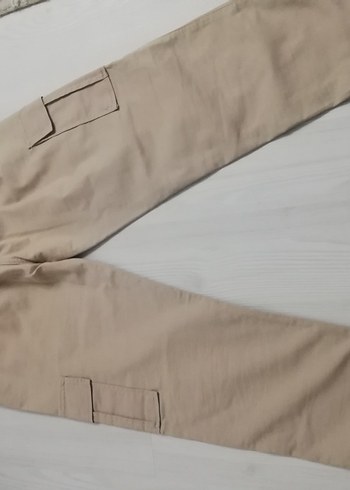 Bej KadınKargo Pantolon - Görsel 2