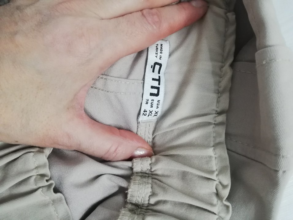 Bej KadınKargo Pantolon - Görsel 3