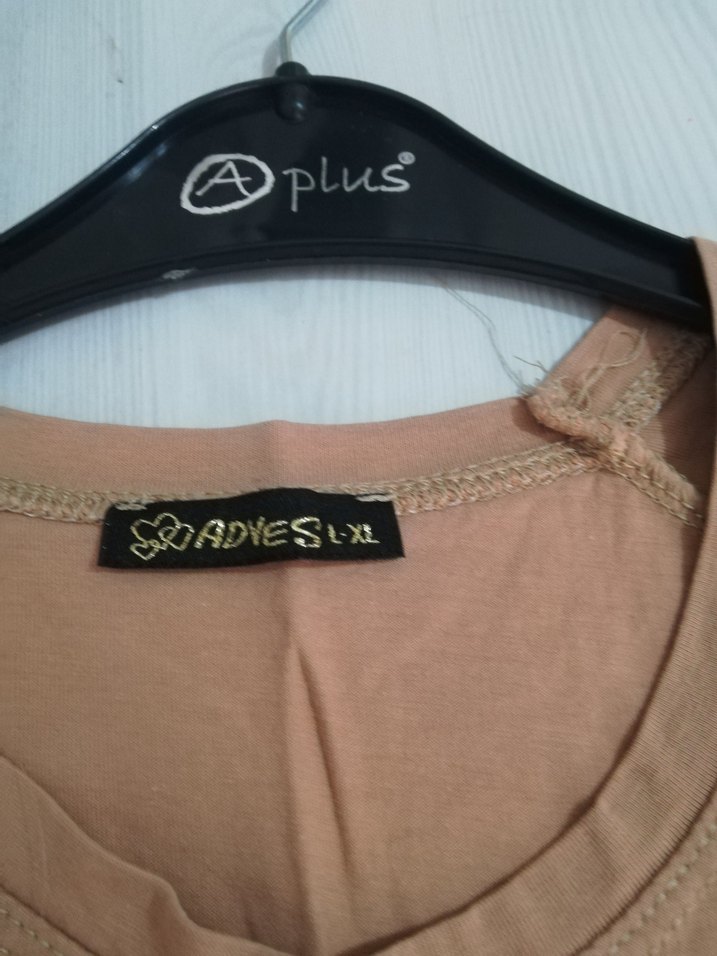 Bej Baskılı Uzun Kollu Kadın Sweatshirt - Görsel 3